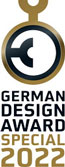 German Design Award 2022 &amp;ndash; Special Mention f&amp;uuml;r das Erscheinungsbild f&amp;uuml;r die Zahnarztpraxis Dr. Bauer.